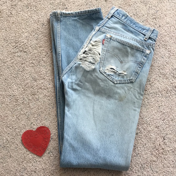 Levi's Other - LEVI’S Vintage 501 Button Down Blue Jeans Size 32 x 40 tag